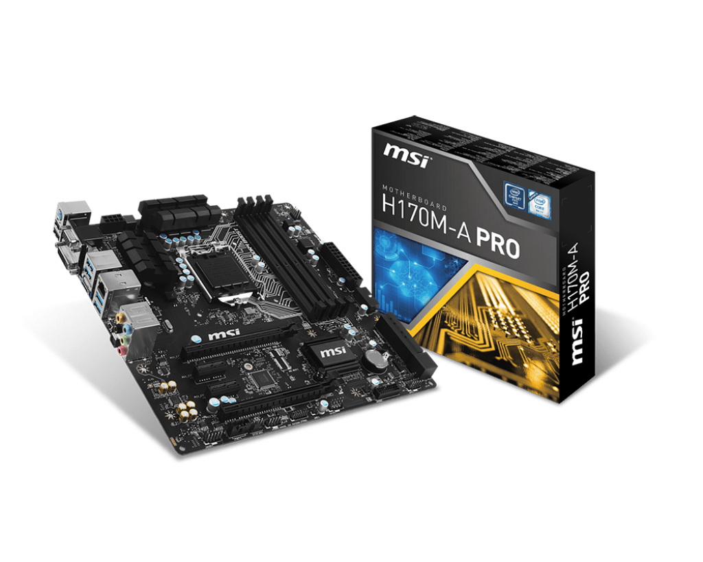 Intel corei5 6500+マザボ（msi h170m-s01）+メモリ MSI H170M-S01 + CPU(i5 6500) メモリ16GB SSD128GB Win11Home